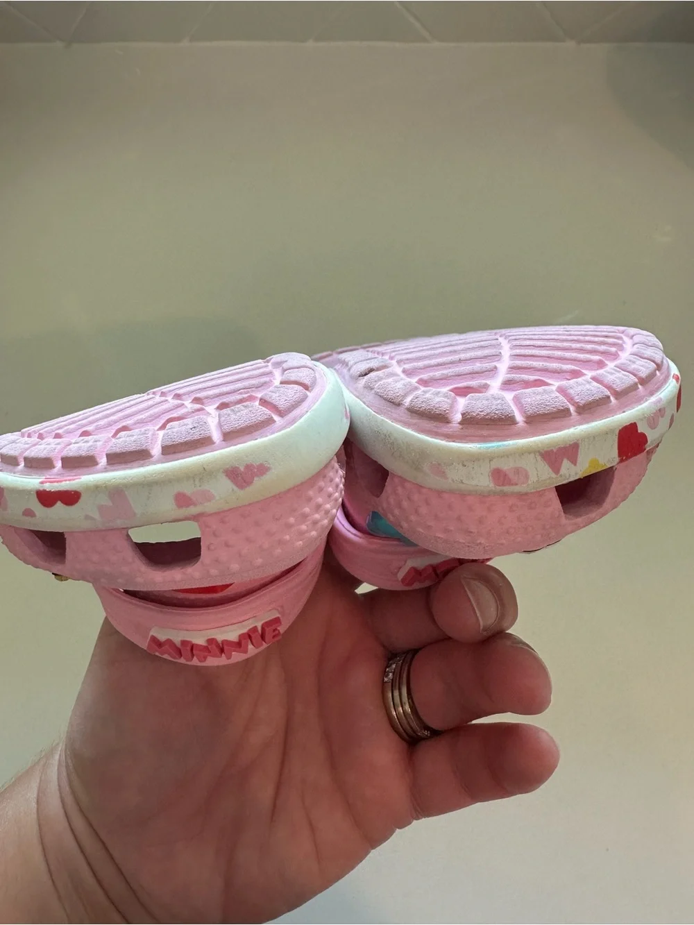 6C Kids Crocs - Pink Minnie Mouse